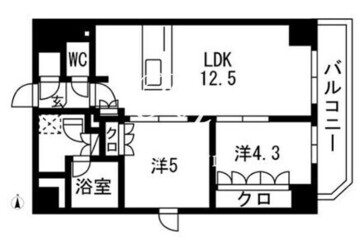 トラディス両国3 702 間取り図