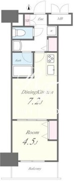 ルーツ新宿若松町 303 間取り図