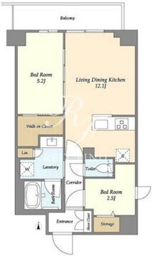 コンフォリア竹ノ塚イースト 709 間取り図