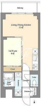 コンフォリア竹ノ塚イースト 711 間取り図