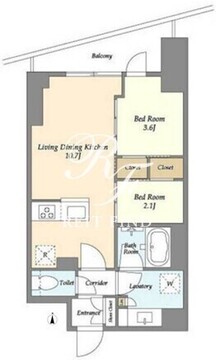 コンフォリア竹ノ塚イースト 413 間取り図
