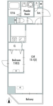 アルファコート谷在家 903 間取り図