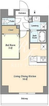 アルファコート谷在家 502 間取り図