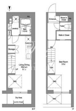 コンフォリア戸越公園 111 間取り図