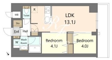 エスレジデンス王子イネーブル 403 間取り図