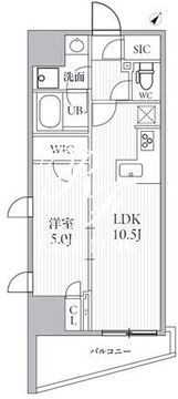 シーズンフラッツ大井町 S-606 間取り図