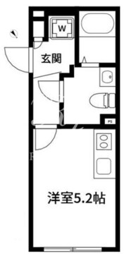 アルティローサ笹塚 102 間取り図
