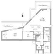 グランデュオ中野7 304 間取り図 ?>