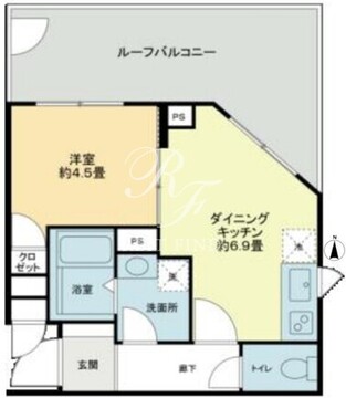 クラリティア池上 502 間取り図