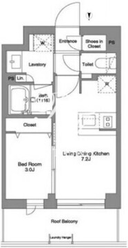 コンフォリア戸越公園 409 間取り図