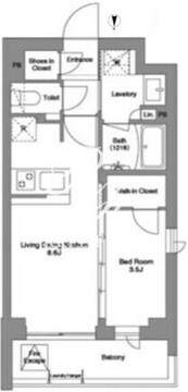コンフォリア戸越公園 311 間取り図