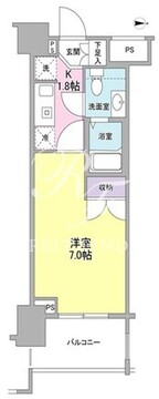 レキシントンスクエア新宿御苑 505 間取り図