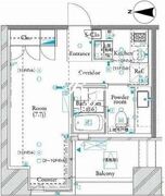 ザ・タワー芝浦 701 間取り図
