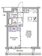 イプセ白金台 502 間取り図 ?>