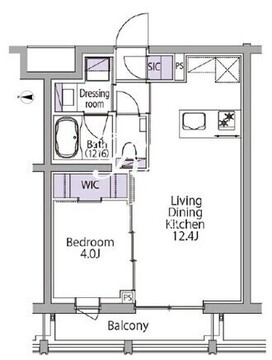 イプセ白金台 303 間取り図