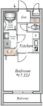 ドゥーエ四谷三丁目 502 間取り図