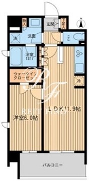 ブレス上池袋 201 間取り図