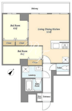 グランカーサ西葛西 501 間取り図