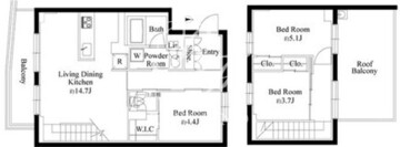 ルネサンスコート目黒南 303 間取り図
