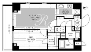 ステージグランデ上野松が谷 1101 間取り図