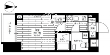 グランドコンシェルジュ亀戸 902 間取り図