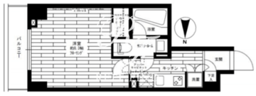 ステージグランデ亀戸アジールコート 1403 間取り図