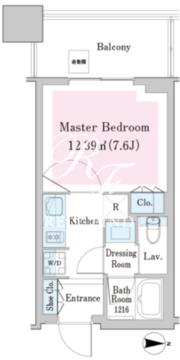 中野ステーションレジデンス 616 間取り図