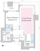 中野ステーションレジデンス 720 間取り図