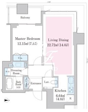 中野ステーションレジデンス 720 間取り図