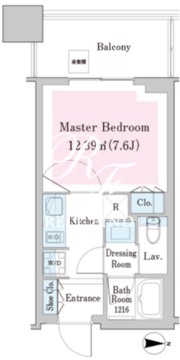 中野ステーションレジデンス 816 間取り図