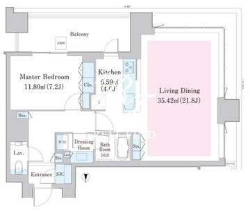 中野ステーションレジデンス 912 間取り図