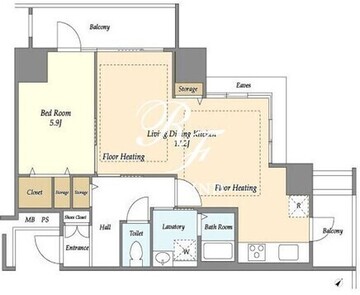 アクティ上池袋 1004 間取り図
