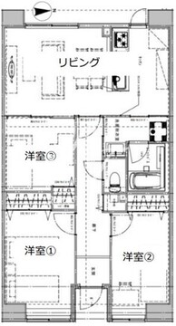 アクティ目黒駅前 2-705 間取り図