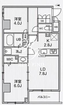 アリビス中野 301 間取り図