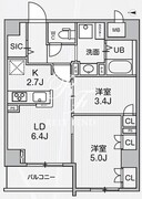 アリビス中野 202 間取り図