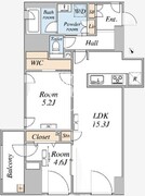 ザ　メイフェア 201 間取り図