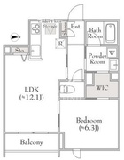 ベレオ三軒茶屋 106 間取り図