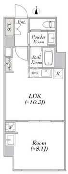 ルミーク北千住 101 間取り図