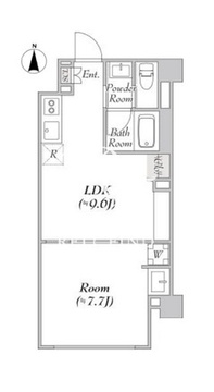 ルミーク北千住 105 間取り図
