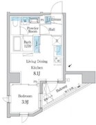 デュオフラッツ板橋大山 1402 間取り図 ?>