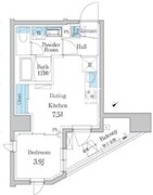 デュオフラッツ板橋大山 1102 間取り図 ?>