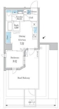 デュオフラッツ板橋大山 702 間取り図