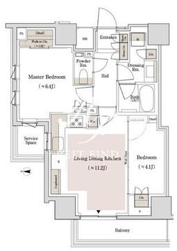 パークホームズ文京白山ヒルテラス 301 間取り図