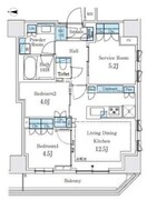 パークホームズ文京白山ヒルテラス 202 間取り図 ?>