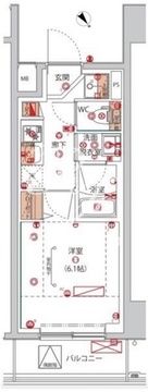 高島平ザ ガーデンレジデンス 402 間取り図
