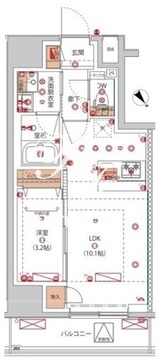 高島平ザ ガーデンレジデンス 403 間取り図
