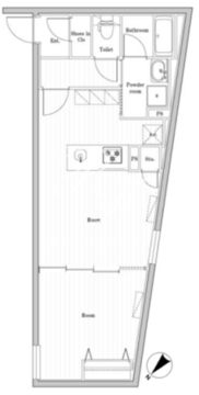 エディット文京千石2 104 間取り図