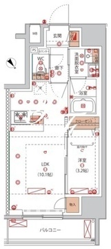 高島平ザ ガーデンレジデンス 704 間取り図