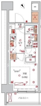 高島平ザ ガーデンレジデンス 801 間取り図