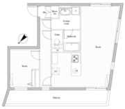エディット文京千石2 502 間取り図 ?>